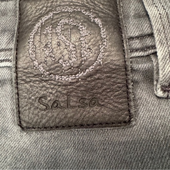 Salsa 1st Level Men’s Gray Denim Jeans Button Fly zippered pockets 38x34 - Picture 7 of 16